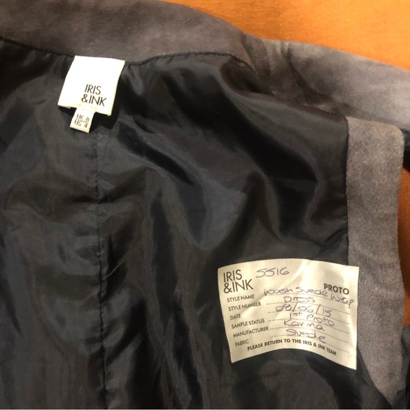 Iris & Ink Suede Leather Dress US4 - Picture 5 of 11